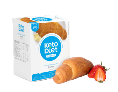 KetoDiet Proteinový croissant s máslovou příchutí 2ks