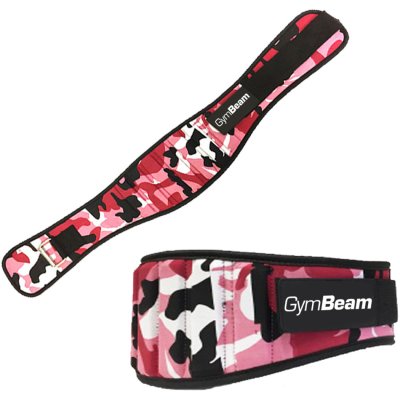 II. jakost GymBeam Dámsky fitness opasek Pink Camo camo M - M