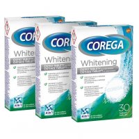 Corega Tablety Whitening 3 x 30 ks