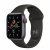 Apple Watch SE GPS + Cellular, 40mm Space Gray Aluminium Case, Black Sport Band, Regular 1ks