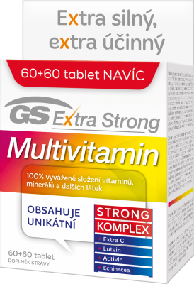 II. jakost GS Extra Strong Multivitamin tbl.60+60