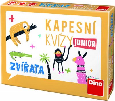 Dino Kapesní kvízy Junior Zvířata, cestovní hra