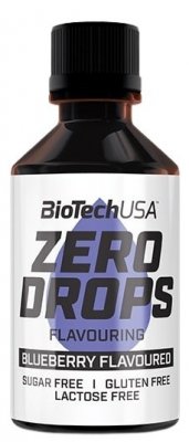 BioTech USA Zero Drops borůvka 50ml