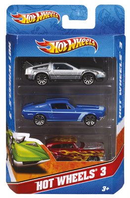 HOT WHEELS Autíčka sada 3 ks