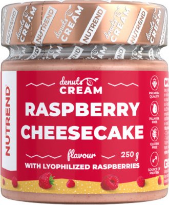 Nutrend Denuts Cream, Malinový cheesecake 250g