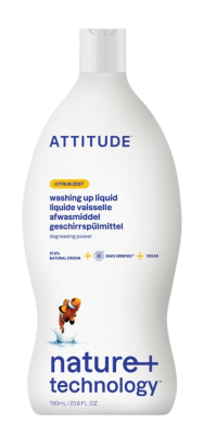 ATTITUDE Prostředek na mytí nádobí s vůní citronové kůry 700ml