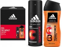 Adidas dárková sada FEEL THE IMPACT, Team force 2ks