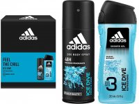 Adidas dárková sada FEEL THE CHILL, Ice dive 2ks
