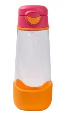 B.box Sport lahev na pití růžová/oranžová 600ml