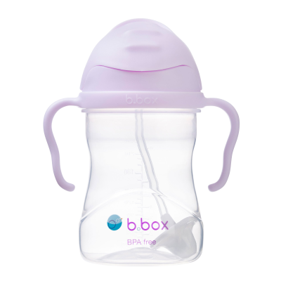 B.box Hrneček s brčkem, Gelato ostružinový 240ml