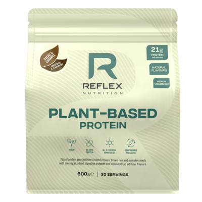 Reflex Nutrition Plant Based Protein 600g kakao a karamel