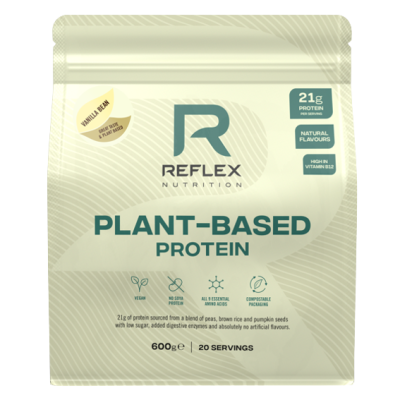 Reflex Nutrition Plant Based Protein 600g vanilla bean