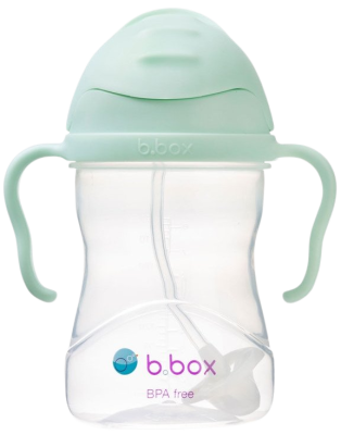 B.box Hrneček s brčkem, Gelato pistáciový 240ml