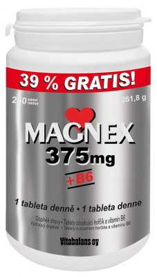 II. jakost Magnex 375 mg +B6 tbl.250