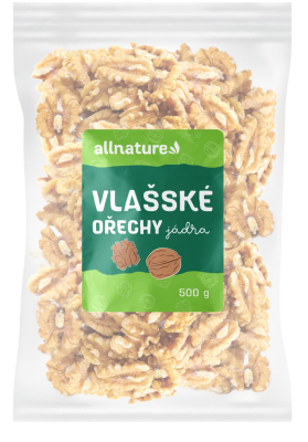Allnature Vlašské ořechy 500g Allnature Vlašské ořechy 500g