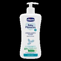 CHICCO Mléko tělové s dávkovačem Baby Moments 87 % přírodních složek 500ml