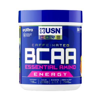 USN BCAA + Power Punch Energy mango - pomeranč 400g