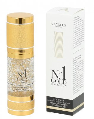 Di Angelo Cosmetics No.1 Gold Hyaluron Skin Sérum pro intenzivní hydrataci 30ml