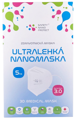 Safety Nano Protect 3D Medical Mask GEN 3.0 5ks