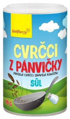 Wolfberry Cvrčci z pánvičky - sůl 40g