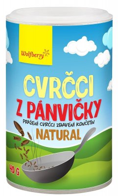 Wolfberry Cvrčci z pánvičky - natural 40g