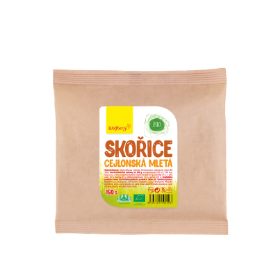 Wolfberry Skořice cejlonská mletá BIO 150g Wolfberry Skořice cejlonská mletá BIO 150g
