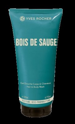 Yves Rocher Sprchový gel na tělo a vlasy Bois De Sauge 200 ml