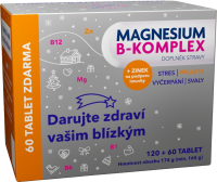 Glenmark Magnesium B-komplex Dárkový balíček 180 tablet