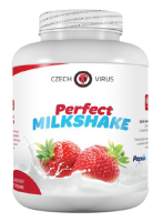 Czech Virus Perfect Milkshake jahodový milkshake 2000g