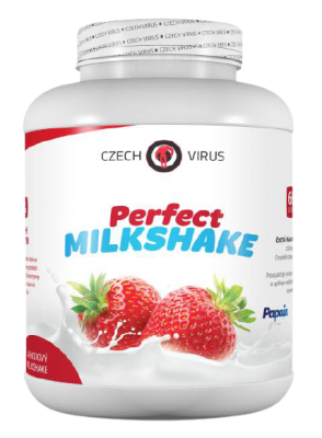Czech Virus Perfect Milkshake jahodový 2000 g