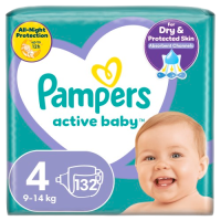 Pampers Active Baby Mega Pack S4 132ks