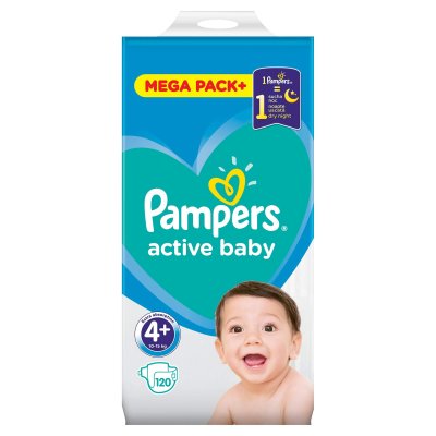 Pampers Active Baby Mega Pack S4+ 120ks