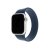 FIXED Elastický silikonový řemínek Silicone Strap pro Apple Watch 42/44/45mm modrý velikost L