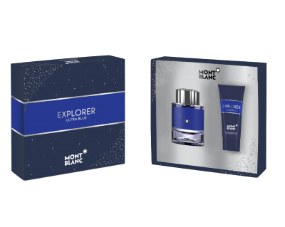 Montblanc Explorer Ultra Blue Set Eau de Parfume 60 ml + Shower Gel 100 ml 2 ks