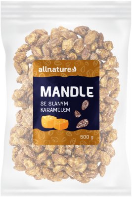 Allnature Mandle slaný karamel 500 g