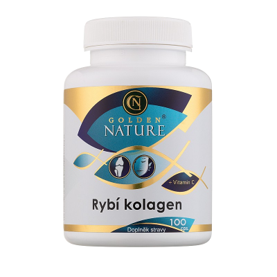 Golden Nature Rybí kolagen+Vitamin C 100 kapslí