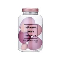 Makeup houbičky 1balení/ růžové 7 ks