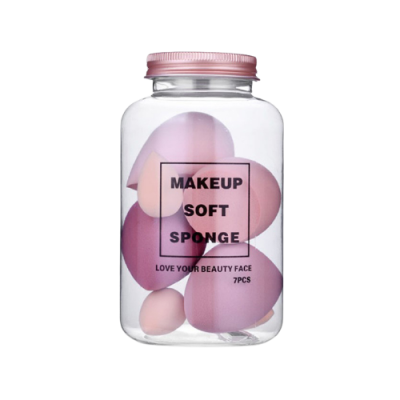 MAKEUP houbičky 1balení/7ks růžové
