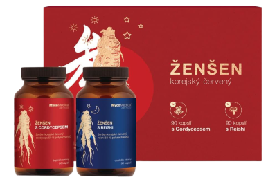 MycoMedica Korejský ženšen pravý 180 kapslí