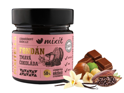 Mixitella Premium Lískový oříšek z Piemontu s fondánem 200g