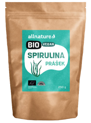 Allnature Spirulina prášek BIO 250g