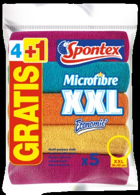 Spontex utěrka z mikrovlákna XXL 4+1ks