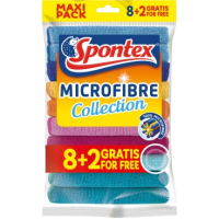 Spontex utěrka z mikrovlákna 8+2ks