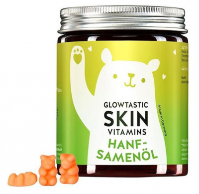 Bears With Benefits Glow-tastic Vitaminy pro pleť s konopným olejem 60 ks