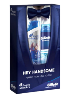 Head & Shoulders Dárková sada: Men Ultra Total Care Šampon a Gillette Series Sensitive Gel na holení