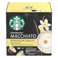 Starbucks ® Madagaskar Vanilla Latte Macchiato, kávové kapsle 12 ks