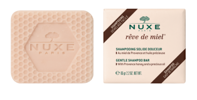 Nuxe Přírodní tuhý šampon Reve de Miel 65 g