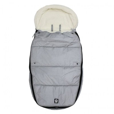 Footmuff vel. L FROSTED Silver Sky