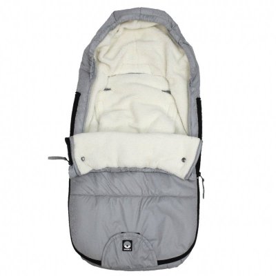 Footmuff vel. S FROSTED Silver Sky