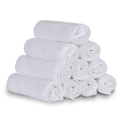 II. jakost TETRA pleny TOP KVALITA, bílé, 70x70, 10ks